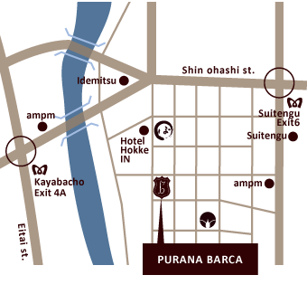 プラナバルカへのアクセスマップ